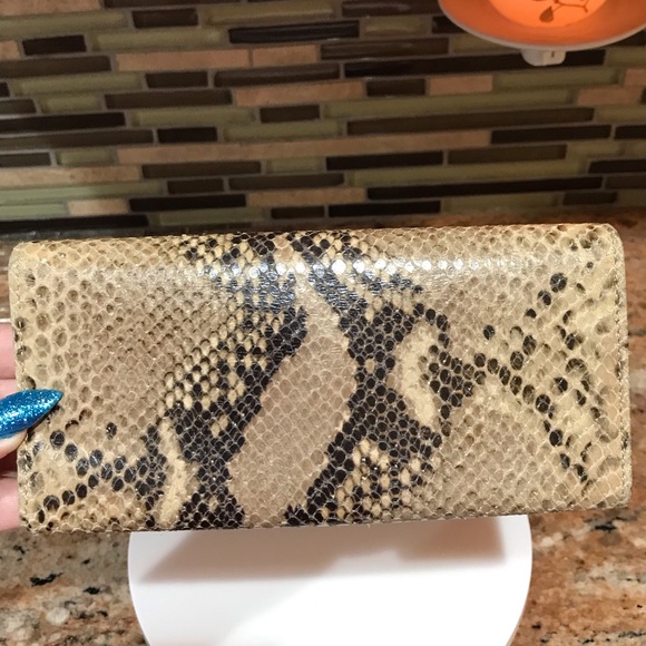Jimmy Choo Python Embossed Leather Continental Wallet 😍🔥 - Picture 17 of 17